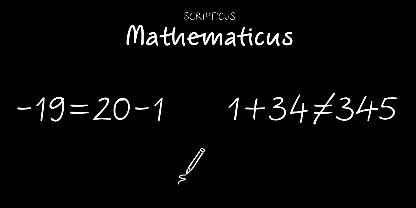 Scripticus for leisurely math and science